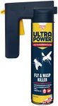 Zero In Ultra Power Fly & Wasp Killer - 600 ml Trigger Aerosol Indoor Use Professional Strength Trigger-grip handle Kills Flies and Wasps