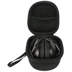 Khanka Hard Travel Case for 3M PELTOR SportTac Hearing Protector Headphones(case only