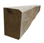 Celtic Timber Oak Beam Fireplace Mantel/Mantelpiece - Size: 6'' x 4'', Length: 4 foot - Planed & Sanded - Lightly Worked