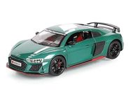 FEXXA Exclusive Alloy Metal Pull Back Die-cast Car Scale Model with Sound Light Mini Auto Toy for Kids Metal Model Toy Car with Sound and Light?New Version? (DC AUDI R8 V10)