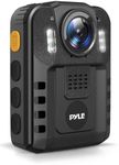 PYLE Police Security Video Compact Camera - HD 2304x1296p Rechargeable Wireless Waterproof Wearable Law Enforcement Mini Surveillance Cam, Audio Video Recording, Night Vision, Motion Detector PPBCM6