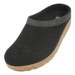 HAFLINGER GZL Clog,Black,42 EU/Women's 11 M US/Men's 9 M US