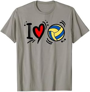 I Love Volleyball Beach Volley Ball Women Volleyball Player Maglietta