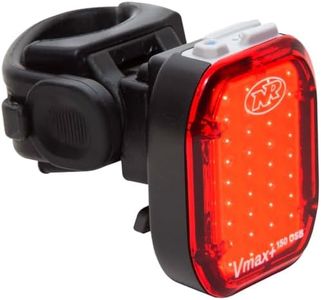 NiteRider Vmax+ 150 Lumens USB Rechargeable Bike Tail Light Powerful Daylight Visible Bicycle LED Rear Light Easy to Install Road Mountain City Commuting Adventure Cycling Safety Flash