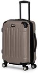 Kenneth Cole REACTION Renegade Luggage Expandable 8-Wheel Spinner Lightweight Hardside Suitcase, Champagne, 20-Inch Carry On