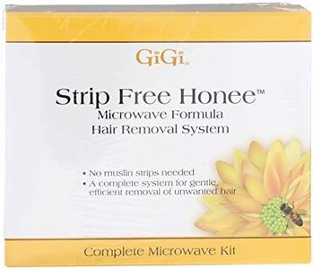 GiGi Strip Free Honee Complete Hair Waxing, at Home Hair Removal Kit