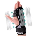 Trigger Finger Splint, Multi Finger Brace for Middle, Index, Pinky, or Ring Fingers, Hand Brace with Finger Support, Straightening Immobilizer for Broken Fingers, Arthritis, Contractures