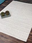 Award Velvet Cotton Design Rug (White, Medium)