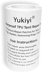 Yukiyi 10cmx100cm Tent Repair Tape Tent Repair Kit Clear Airbed Repair Kit Waterproof Tent Patches Tent Patch Repair Kit Invisible Pool Puncture Repair Kit Puncture Repair Patches for tents