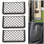 3Pcs Car Storage Net Pocket Elastic Storage Net Car Storage Mesh Bag Great for T4 T5 T6 Campervan Caravan Motorhome Boat