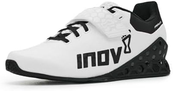INOV8 Men's Fastlift Power G 380 - Weightlifting Shoes, White/Black, 11