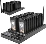 Pagers and Beepers, Restaurant Pager System Wireless Calling System Paging Queue System, 3280 Feet 20 Lineup Waiting Beeper for Fast Food Restaurants, Food Courts, Pizzerias