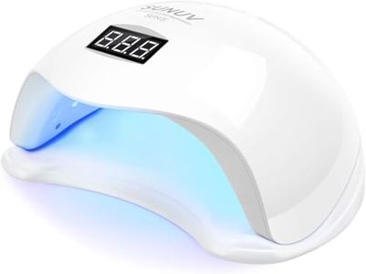 Lampe à Ongles LED UV 36W SUNUV Sèche-Ongles Smart 2.0 pour Vernis à Ongles Gel avec Minuterie, Capteur et Écran LCD dans le Salon de Beauté SUN5