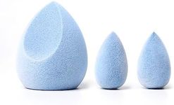 JUNO & Co. Microfiber Velvet Sponge, Latex-Free, Dual Layer Technology, Flawless Makeup Blender for Foundations, Powders and Creams (Velvet Love Bundle)