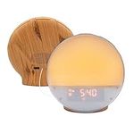 Mcbazel Sunrise Alarm Clock, Wake Up Light Daylight Alarm Clock,Sunset Simulation with Nature Sounds,Snooze & Atmosphere Lamp Function