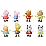 Peppa Pig Figure 8-Pack Toy Includes, George Pig, Peggi Panda, Candy Cat and More, Amazon Exclusive, for Ages 3 and up