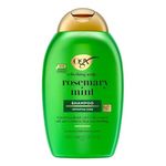 OGX Refreshing Scalp with Rosemary Mint Shampoo, Clarifying Blend to Remove Excess Oil and Residue, Clears Away Buildup, Sulfate Free, 385ml
