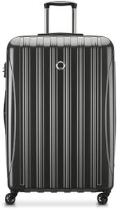 DELSEY Paris Helium Aero Hardside Expandable Luggage with Spinner Wheels, Brushed Charcoal, Checked-Large 29 Inch, Helium Aero Hardside Expandable Luggage with Spinner Wheels