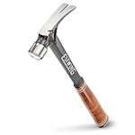 Estwing E15S 15oz Ultra Framing Hammer, Smooth Face, Leather Grip