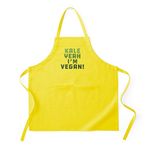 CafePress Kale Yeah I'm Vegan Light Kitchen Apron with Pockets, Grilling Apron or Baking Apron