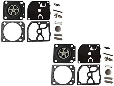 Carburetor Repair/Rebuild Kit Replaces ZAMA RB-145 For HUSQVARNA Airhead ChainSaw ZAMA C1M-EL37A C1M-EL37B (Pack of 2)