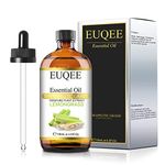 EUQEE Lemongrass Essential Oil 118ml Pure Lemongrass Oil Premium Essential Oil - Great for Cleaning, Diffuser, Candle Making - 4Fl. Oz