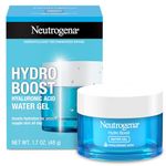 Neutrogena Hydro Boost Hyaluronic Acid Hydrating Water Gel Daily Face Moisturizer for Dry Skin, Oil & Fragrance-Free, Non-Comedogenic & Non Dye Face Lotion, 1.7 Fl Oz, 50.3 ml (Pack of 1)