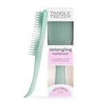 Tangle Teezer Fine and Fragile Ultimate Detangler Hairbrush for Coloured, Fine & Thin Hair - Two-Tiered Soft Flex Teeth Reduce Breakage & Pulling - Gentle on Delicate Hair - Dark Teal