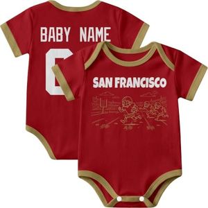 KREDE San Francisco Bodysuit Custom Name Baby Clothes for Baby Boy Gifts