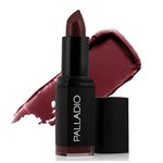 Palladio Herbal Matte Lipstick, Plum Majesty, Creamy and Full Coverage Long Lasting Matte Lipstick