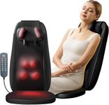 SEAHELTON Shiatsu Neck and Back Massager for Chair, Chair Massager with Heat Full Body, Vibration Massage Chair Pad, Back Massager for Office Chair, Massage Mattress Pad for Back, Stress Relax at Home Office