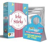 Icky Sticky Pheromone Moth Killer - Set of 10 Pheroluxe Moth Traps for Clothes & Carpet | Non-Toxic for Wardrobes & Fabrics | Includes 6 Fruit Fly Traps
