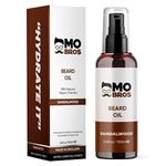 Beard Oil | Sandalwood | Large 100ml | Softens, Hydrate & Conditions Facial Hair | Promotes Growth, Reduces Dryness & Itching | Contains Natural & Premium Ingredients Argan, Jojoba, Sweet Almond & Grapeseed Oil