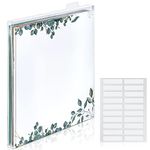 20 Pack 12 x 12 Scrapbook Paper Storage Organizer Clear Top Loading Files Plastic Paper Holder with Tabs for Holding Paper Photos Vinyl Paper Scrapbook Paper (20 Set)