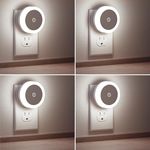 Night Lights Plug Into Wall (Cool White, 4 Pack)