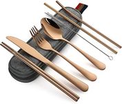 DEVICO Portable Utensils, Travel Ca