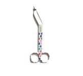 Stainless Steel 5.5 inch Lister Bandage Scissors Multi Colored First Aid Utility First Aid Bandage Scissors (Cloud Pattern)