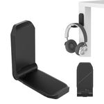 Magnetic Foldable Headphone Stand Hanger Holder, Adhesive Headphone Holder Wall Mount Under Desk Universal PC Gaming Headset Holder Stand Hook Storage Rack