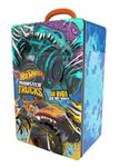 Hot Wheels Monster Trucks Storage Carry Case I Monster Truck Car Organizer | Stores up to 6 Monster trucks or 20 cars - Vehicles not included