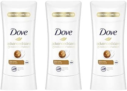 Dove Advanced Care Antiperspirant Stick for women Shea Butter for 48-Hour Protection, Cruelty-Free Women's Antiperspirant 74 g Pack of 3