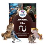 22lb - MEALWORMS by Premium Feeders – Approx 350000+ Dried Mealworms - Chicken & Bird Feed - Meal worms Treats - High Protein – Mealworm for Chickens Wild Birds & Small Animals (2 Bags of 11lb) - 10KG