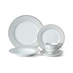 Mikasa 5077604 20-Piece Dinnerware Set, Parchment