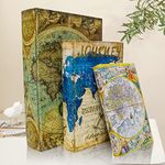 Decorative Book Box Set of 3, Fake 