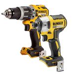 Dewalt 18V LXT Cordless Brushless Impact Driver DCF887N & Combi Drill DCD796N Body Only Twin Pack