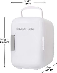 Russell Hobbs 4L Mini Cooler and Warmer – Portable Compact Fridge