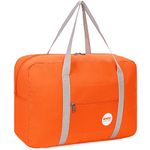 Cabin Bag 45x36x20 for Easyjet Airlines Underseat Travel Bag Holdall Bag Carry on Hand Luggage Weekend Bag for Women and Men (Orange 25L)