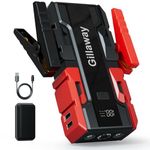 Gillaway 001B Car Jump Starter, 3500A Car Jump Starter Battery Pack (Up to 9.0L Gas and 7.0L Diesel Engine), 12V Car Battery Charger Jump Starter Portable Battery Jump Starter with Power Bank- HIVAGI