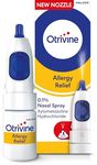 Otrivine Decongestant Nasal Spray, Nose Spray for Allergy & Blocked Nose Relief, 10ml