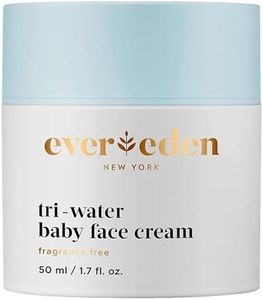 Evereden Tri-Water Baby Face Cream, 1.7 fl oz. | Clean Baby Care | Non-toxic and Fragrance Free Baby Moisturizer | Clean Ingredients