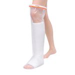 MALU HEALTHCARE 100% Waterproof Leg Cast Cover for Shower & Bath | Resuable Adult Cast Protector | Cast Covers for Shower Leg | Waterproof Shield for Showering After Surgery